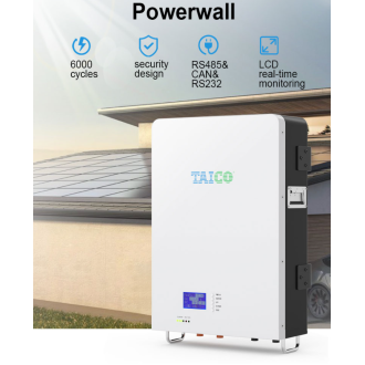Nástenná LiFePO batéria TAICO TKPW5000, 51,2 V, 100Ah