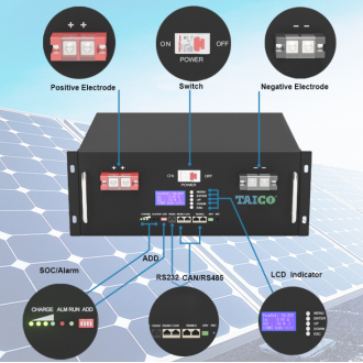 Racková LiFePO batéria TAICO TS5000, 51,2 V, 100Ah