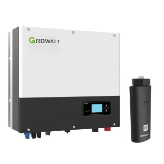Growatt SPH 5000TL3-BH-UP 5kW hybridný 3-fázový invertor vrátane inteligentného merača TPM-E 3-fázový a WiFi